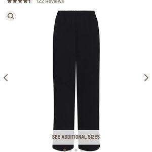 Skims onyx sweatpants size L - shrunk in wash and I am nearly 6 foot